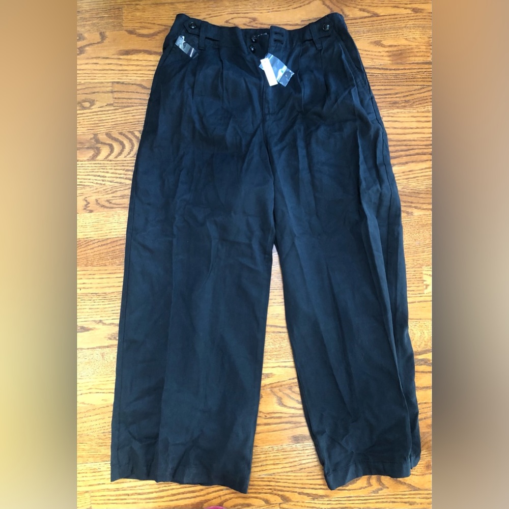 Madewell Black Wide-Leg Pants
